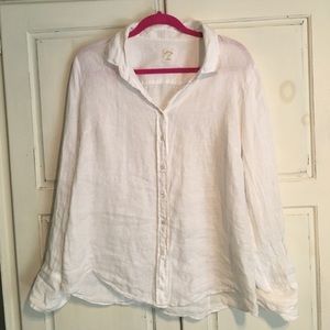 The perfect linen shirt by J.Crew